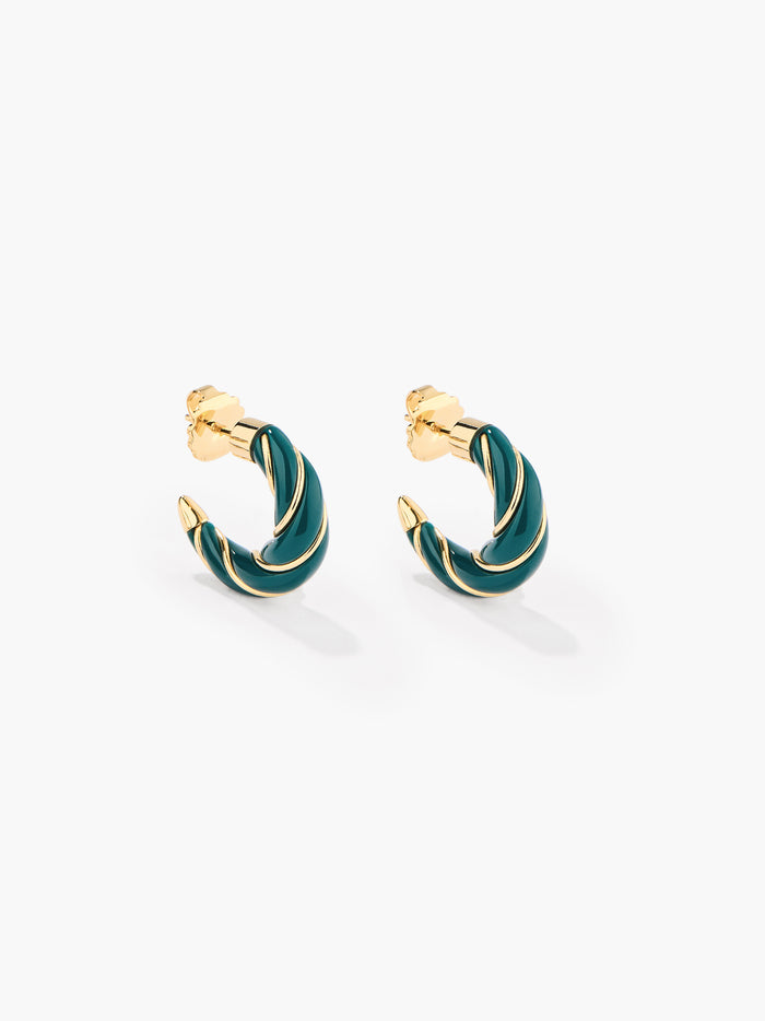 Diana Emerald earrings