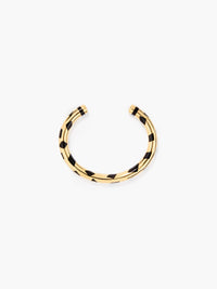 Positano black check bangle