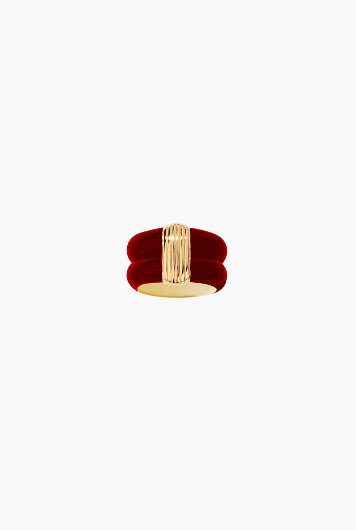 Bague Katt bordeaux